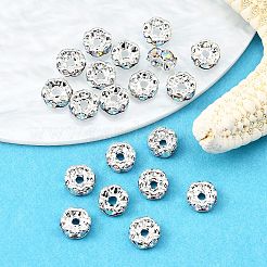 Латунные бусины разделители для поставки стразов RB-A014-L6mm-28S-NF