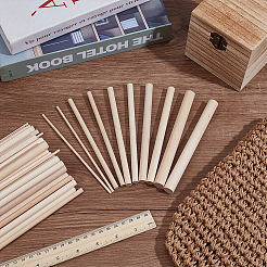 100 Stück Holzstäbchen&nbsp;WOOD-BC0001-50C