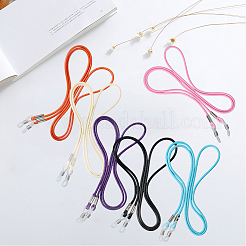6 шт. 6-х цветные вощеные шнуры для очков&nbsp;AJEW-CN0004-79C