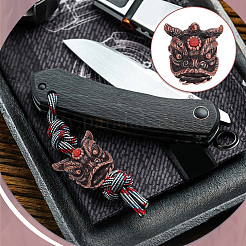 Открытый инструмент edc латунная парашютная веревка европейские бусины&nbsp;LS-KK-WH0081-44A-R