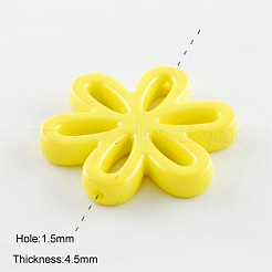 Непрозрачные акриловые бусины&nbsp;SACR-R783-09