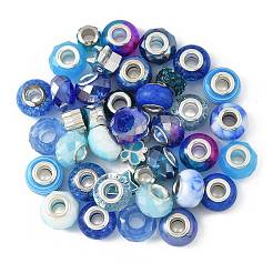 40 шт. 20 стиля синей серии европейские бусины из смолы RPDL-FS0001-02