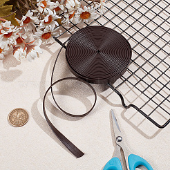 Плоский шнур из искусственной кожи длиной 5 м. LC-WH0009-07A