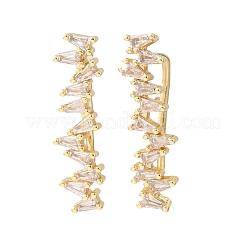Ohrstecker mit Crawler-Design und Pavé-Fassung aus Messing und Zirkonia&nbsp;KK-CBAA351-06G