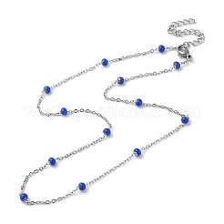 Ожерелья-спутнички из нержавеющей стали 304 с эмалью&nbsp;NJEW-G117-01P