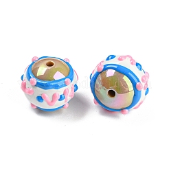 Ручная роспись акрилом с эмалевыми бусинами MACR-K354-36