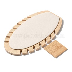 Деревянные с бархатом органайзеры для ожерелий стенды NDIS-Q028-01