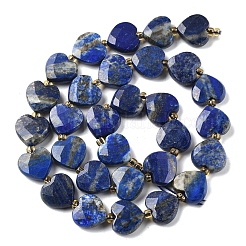 Нитки бусины из натурального ляписа-лазури G-B044-B19-01