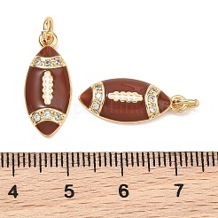Shegrace Messing-Anhänger mit Mikropavé-Fassung aus klaren Zirkonia&nbsp;XGRQ29479-395G