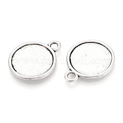 Тибетский стиль сеттинги сплава подвески кабошон PALLOY-N178-12AS-C