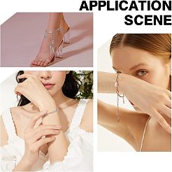 12 шт. 2 стиля 304 цепь из нержавеющей стали и латунный трос для изготовления браслета AJEW-NB0003-26