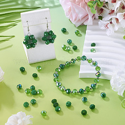 200шт 4 цвета стеклянные бусины&nbsp;EGLA-TA0013-42D