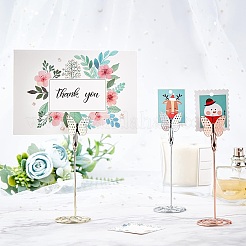 3шт 3 цвета железный зажим для визиток ODIS-GF0001-03