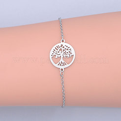 Браслеты из нержавеющей стали 201 BJEW-T011-JN489-1