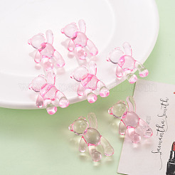 Прозрачные акриловые бусины MACR-S373-01B-903