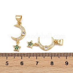 Латунные микро проложить кубического циркония подвески&nbsp;KK-C132-07G