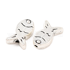 Тибетский стиль рыбы сплава бусины TIBEB-Q059-053