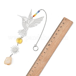 Sonnenfänger aus Edelstahl 201 mit Vogel-/Lebensbaummotiv&nbsp;HJEW-JM04875