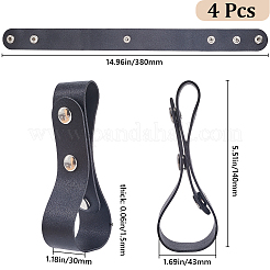 4 porta frusta in similpelle&nbsp;AJEW-GF0014-47