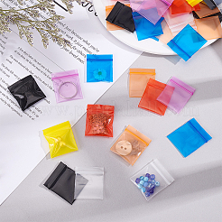 350 шт. 7-цветные полиэтиленовые пластиковые пакеты с застежкой-молнией&nbsp;ABAG-PH0001-66