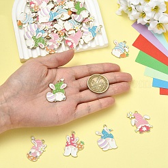 30 Uds. 6 estilos colgantes de esmalte de aleación de Pascua&nbsp;ENAM-YW0008-61
