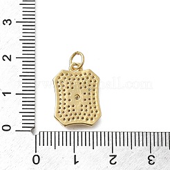 Латунные микро проложить кубического циркония подвески&nbsp;KK-D431-010G