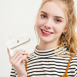 6 шт. ПВХ-мешки для хранения ювелирных изделий с кнопками из золотистого сплава ABAG-CL0001-16