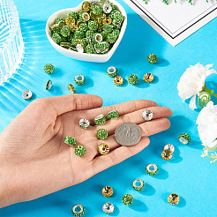 Handgemachte Polymer Clay Strass Pavé Disco Perlen&nbsp;RB-TA0001-20A