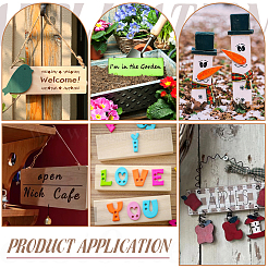 Необработанные деревянные прямоугольные срезы&nbsp;LS-FIND-WH0438-002A