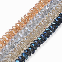 Гальванизируйте прозрачное стекло бисер нитей&nbsp;EGLA-N002-37-F01