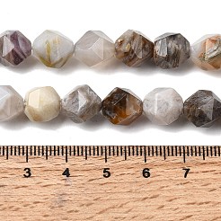 Природные бамбуковых листьев агат бисер нитей&nbsp;G-Z119-A27-03