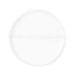 Diy плоская круглая чашка коврик силиконовые Молды DIY-E036-02