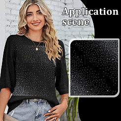 14 lámina de vinilo de transferencia HTV con rhinestone de vidrio&nbsp;DIY-FG0010-29C
