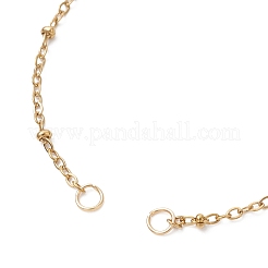 Изготовление браслета из звеньев цепи из нержавеющей стали 304&nbsp;AJEW-JB01497-02