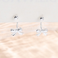 Orecchini a bottone in argento fine s999&nbsp;EJEW-F356-02S