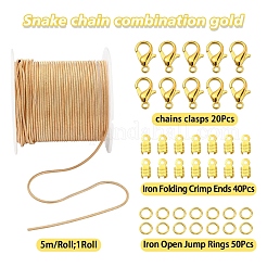 Набор для изготовления ожерелья из цепочек своими руками DIY-YW0005-83G