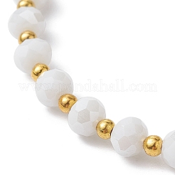 Braccialetti rotondi con perline di vetro&nbsp;BJEW-JB09964-01