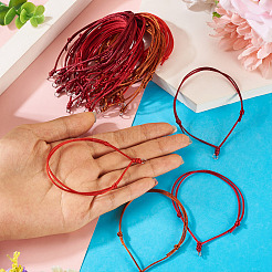 40шт 4 цвета регулируемый нейлоновый шнур браслеты изготовление&nbsp;BJEW-TA00672