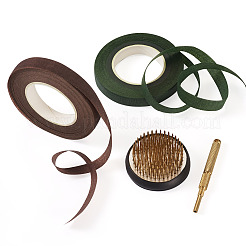 1 шт. латунные и пластиковые лягушки-цветочки DIY-MB0001-04