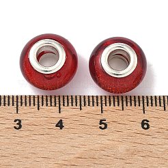 Бусины из смолы европейского стиля с большим отверстием &nbsp;OPDL-R118-04B