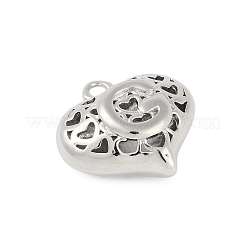 Pendentifs creux en laiton pour la Saint-Valentin&nbsp;KK-M289-03G-P