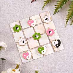 24 шт. 6 стильные подвески из светлого золотого сплава с эмалью&nbsp;ENAM-SZ0002-09