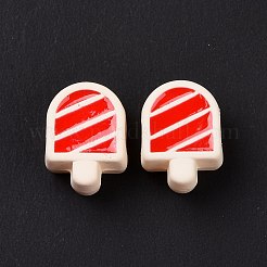 Прорезиненный стиль акриловые европейские бусины SACR-E009-03