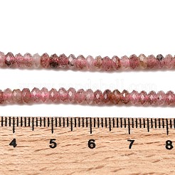 Природного кварца клубники нитей бисера&nbsp;G-G343-A08-2x4mm