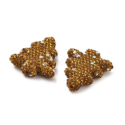 Елка полимерная глина стразы бусины CLAY-NH0001-14E