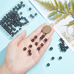 2 нити натуральных бусин обсидиана нити G-NB0004-70