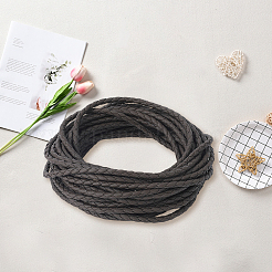 10 м круглый шнур из искусственной кожи с плетением WL-GF0001-32A-03