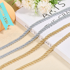 2шт 2 цвета витой шнур из полиэстера DIY-CA00001