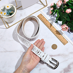 Кожаные ремни с полой цепью для мужчин&nbsp;AJEW-WH20070-165C