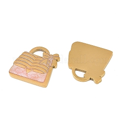 Подвески из нержавеющей стали 304 с эмалью&nbsp;STAS-A136-01G-01